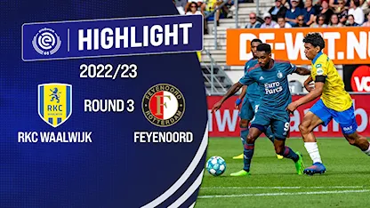 Highlights RKC Waalwijk - Feyenoord (Vòng 3 - VĐQG Hà Lan 2022/23)