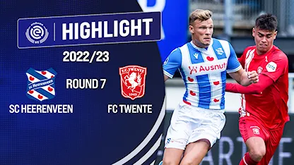 Highlights SC Heerenveen - FC Twente (Vòng 7 - VĐQG Hà Lan 2022/23)