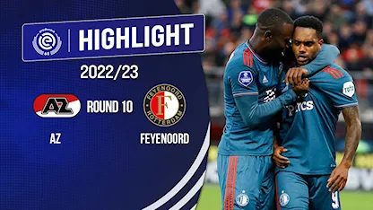 Highlights AZ Alkamaar - Feyenoord (Vòng 10 - VĐQG Hà Lan 2022/23)