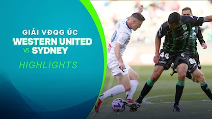 Highlights Western United - Sydney (Vòng 2 - VĐQG Úc 2022/23) Highlights Western United - Sydney (Vòng 2 - VĐQG Úc 2022/23)