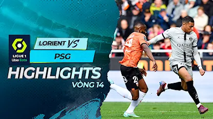 Highlights Lorient - PSG (Vòng 14 - Giải VĐQG Pháp 2022/23)