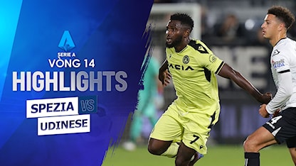 Highlights Spezia - Udinese (Vòng 14 - Giải VĐQG Ý 2022/23)