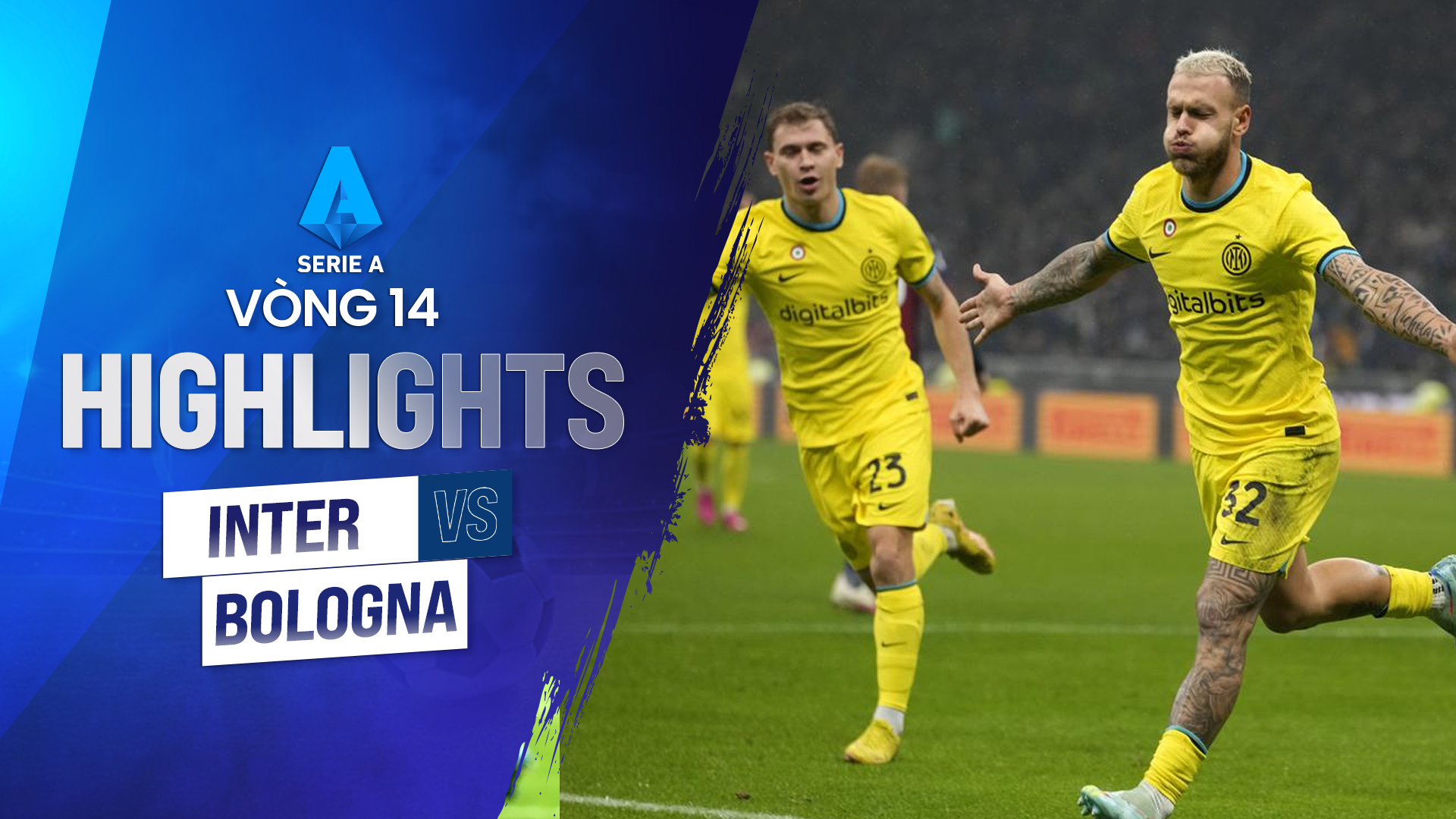 Highlights Inter Milan Bologna (Vòng 14 Giải VĐQG Ý 2022/23) VieON