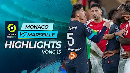Highlights Monaco - Marseille (Vòng 15 - Giải VĐQG Pháp 2022/23)