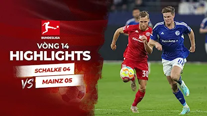 Highlights Schalke 04  -  Mainz 05 (Vòng 14 - Giải VĐQG Đức 2022/23)
