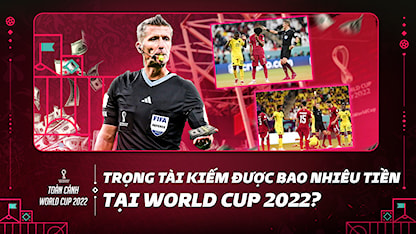 Trọng Tài Kiếm Được Bao Nhiêu Tiền Tại World Cup 2022? | Toàn Cảnh World Cup 2022