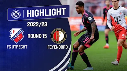 Highlight Utrecht - Feyenoord (Vòng 15 - Giải VĐQG Hà Lan 2022/23)