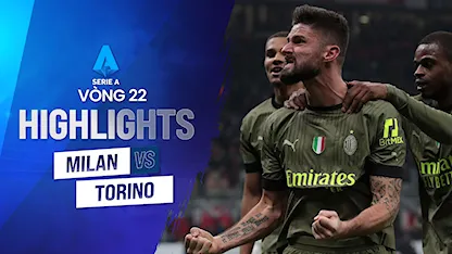 Highlights AC Milan - Torino (Vòng 22 - Giải VĐQG Ý 2022/23) Highlights AC Milan - Torino (Vòng 22 - Giải VĐQG Ý 2022/23)
