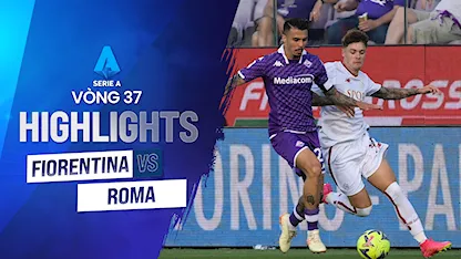 Highlights Fiorentina - AS Roma (Vòng 37 - Giải VĐQG Ý 2022/23)