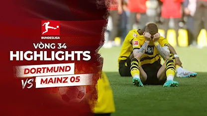 Highlights Dortmund - Mainz 05 (Vòng 34 - Giải VĐQG Đức 2022/23)