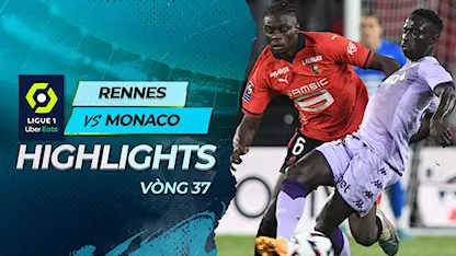 Highlights Rennes - AS Monaco (Vòng 37 - Giải VĐQG Pháp 2022/23)