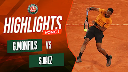 Highlights Gael Monfils - Sebastian Baez (Vòng 1 - Giải Quần Vợt Roland Garros 2023)