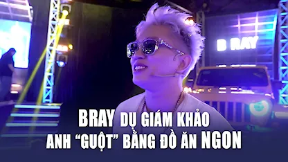 Rap Việt Mùa 3 - B RAY dụ giám khảo "anh guột" bằng đồ ăn NGON