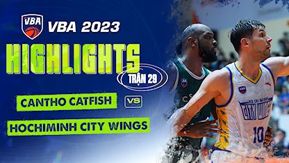 Highlights Cantho Catfish - Ho Chi Minh City Wings (Trận 29 - Vòng Bảng VBA 5x5 2023) Highlights Cantho Catfish - Ho Chi Minh City Wings (Trận 29 - Vòng Bảng VBA 5x5 2023)