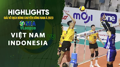 Highlights Việt Nam - Indonesia (Lượt Đi Bảng Nam - Giải Bóng Chuyền SEA V.League 2023)