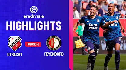 Highlights Utrecht - Feyenoord (Vòng 4 - Giải VĐQG Hà Lan 2023/24)