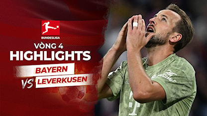 Highlights Bayern Munich - Leverkusen (Vòng 4 - Giải VĐQG Đức 2023/24)