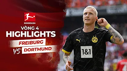 Highlights Freiburg - Dortmund (Vòng 4 - Giải VĐQG Đức 2023/24)