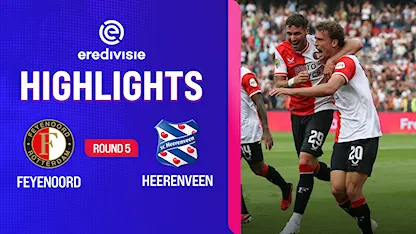 Highlights Feyenoord - Heerenveen (Vòng 5 - Giải VĐQG Hà Lan 2023/24)