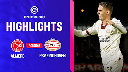 Highlights Almere City - PSV (Vòng 6 - Giải VĐQG Hà Lan 2023/24)