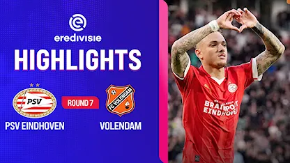 Highlights PSV - Volendam (Vòng 7 - Giải VĐQG Hà Lan 2023/24)