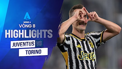 Highlights Juventus - Torino (Vòng 8 - Giải VĐQG Ý 2023/24)