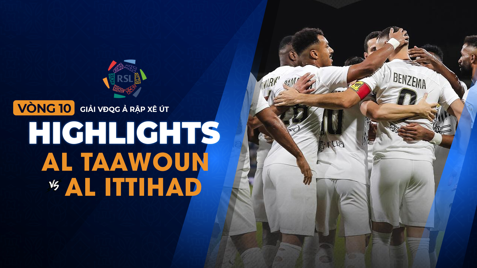 Highlights Al Taawoun Al Ittihad (Vòng 10 Giải VĐQG Ả Rập Xê Út 2023/24) VieON