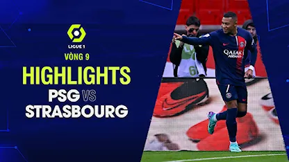 Highlights PSG - Strasbourg (Vòng 9 - Giải VĐQG Pháp 2023/24)