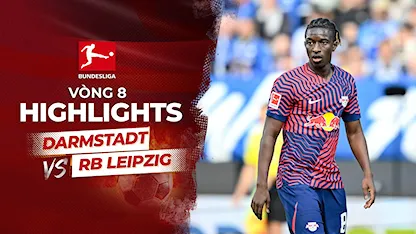 Highlights Darmstadt 98 - RB Leipzig (Vòng 8 - Giải VĐQG Đức 2023/24)