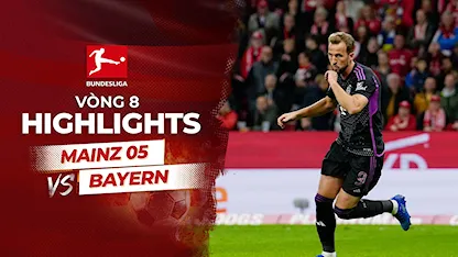 Highlights Mainz 05 - Bayern München (Vòng 8 - Giải VĐQG Đức 2023/24)