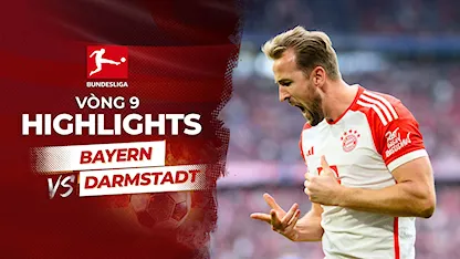 Highlights Bayern München - Darmstadt 98 (Vòng 9 - Giải VĐQG Đức 2023/24)
