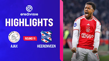 Highlights  Ajax - Heerenveen (Vòng 11 - Giải VĐQG Hà Lan 2023/24)