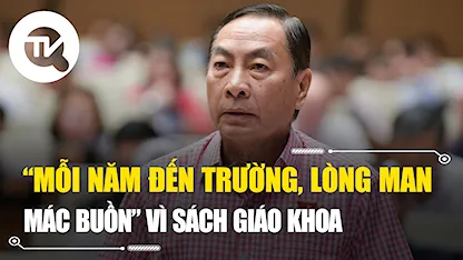 'Mỗi năm đến trường, lòng man mác buồn' vì sách giáo khoa