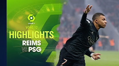 Highlights Reims - PSG (Vòng 12 - Giải VĐQG Pháp 2023/24)