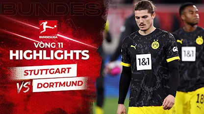 Highlights Stuttgart - Dortmund (Vòng 11 - Giải VĐQG Đức 2023/24)