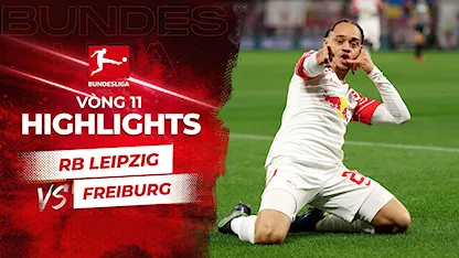 Highlights Leipzig - Freiburg (Vòng 11 - Giải VĐQG Đức 2023/24)