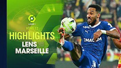Highlights Lens - Marseille (Vòng 12 - Giải VĐQG Pháp 2023/24)