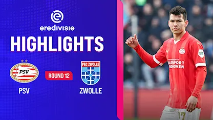 Highlights  PSV - PEC Zwolle (Vòng 12 - Giải VĐQG Hà Lan 2023/24)