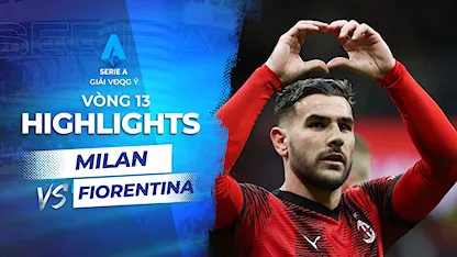 Highlights Milan - Fiorentina (Vòng 13 - Giải VĐQG Ý 2023/24)