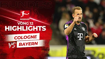 Highlights Cologne - Bayern Munich (Vòng 12 - Giải VĐQG Đức 2023/24)