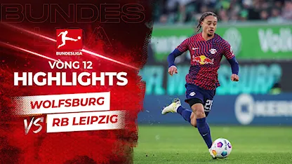 Highlights Wolfsburg - Leipzig (Vòng 12 - Giải VĐQG Đức 2023/24)