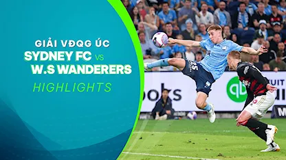 Highlights Sydney FC - W.S Wanderers FC (Vòng 5 - Giải VĐQG Úc 2023/24)