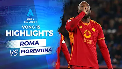 Highlights Roma - Fiorentina (Vòng 15 - Giải VĐQG Ý 2023/24)