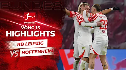 Highlights Leipzig - Hoffenheim (Vòng 15 - Giải VĐQG Đức 2023/24)