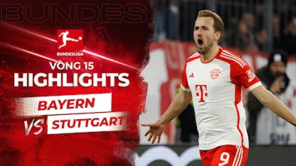 Highlights Bayern Munich - Stuttgart (Vòng 15 - Giải VĐQG Đức 2023/24)