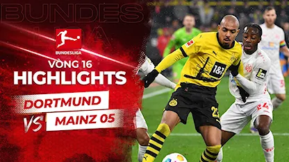 Highlights Dortmund - Mainz 05 (Vòng 16 - Giải VĐQG Đức 2023/24)