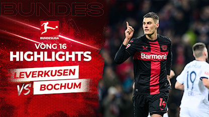Highlights Bayer Leverkusen - Bochum (Vòng 16 - Giải VĐQG Đức 2023/24)