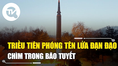 Triều Tiên phóng tên lửa đạn đạo đầu tiên trong năm 2024