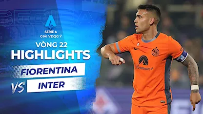 Highlights Fiorentina - Inter Milan (Vòng 22 - Giải VĐQG Ý 2023/24)