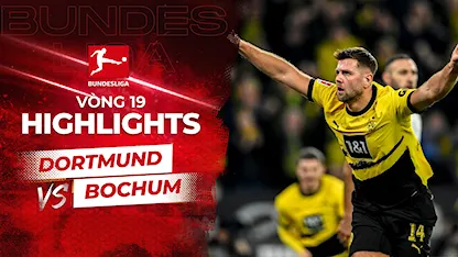 Highlights Dortmund - Bochum (Vòng 19 - Giải VĐQG Đức 2023/24)
